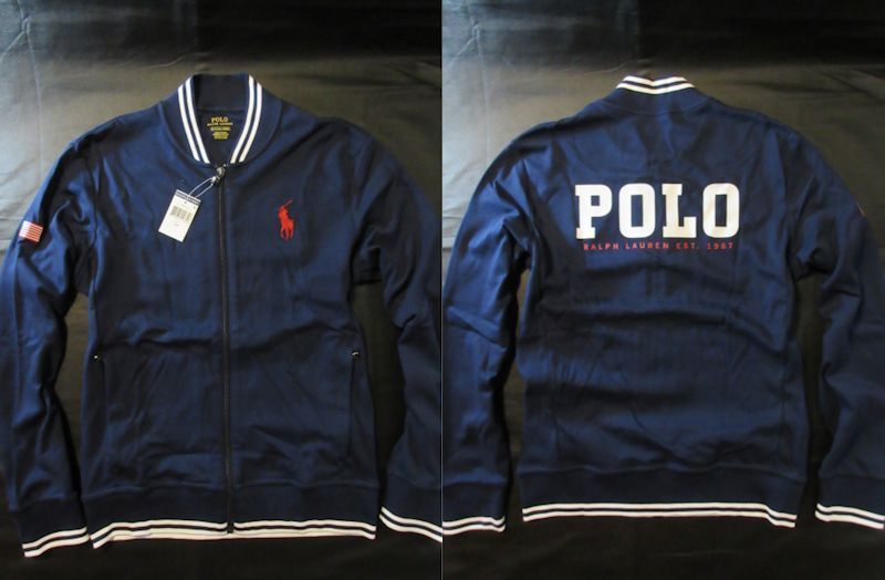 【100%新品，お買い得】 本物正規 ポロラルフローレン トラックジャケット ビッグポニー 背面ロゴ 紺/赤 L 0105-041(ジャンパー、ブルゾン)｜売買されたオークション情報、yahooの商品情報をアーカイブ公開 - オークフ 男性用