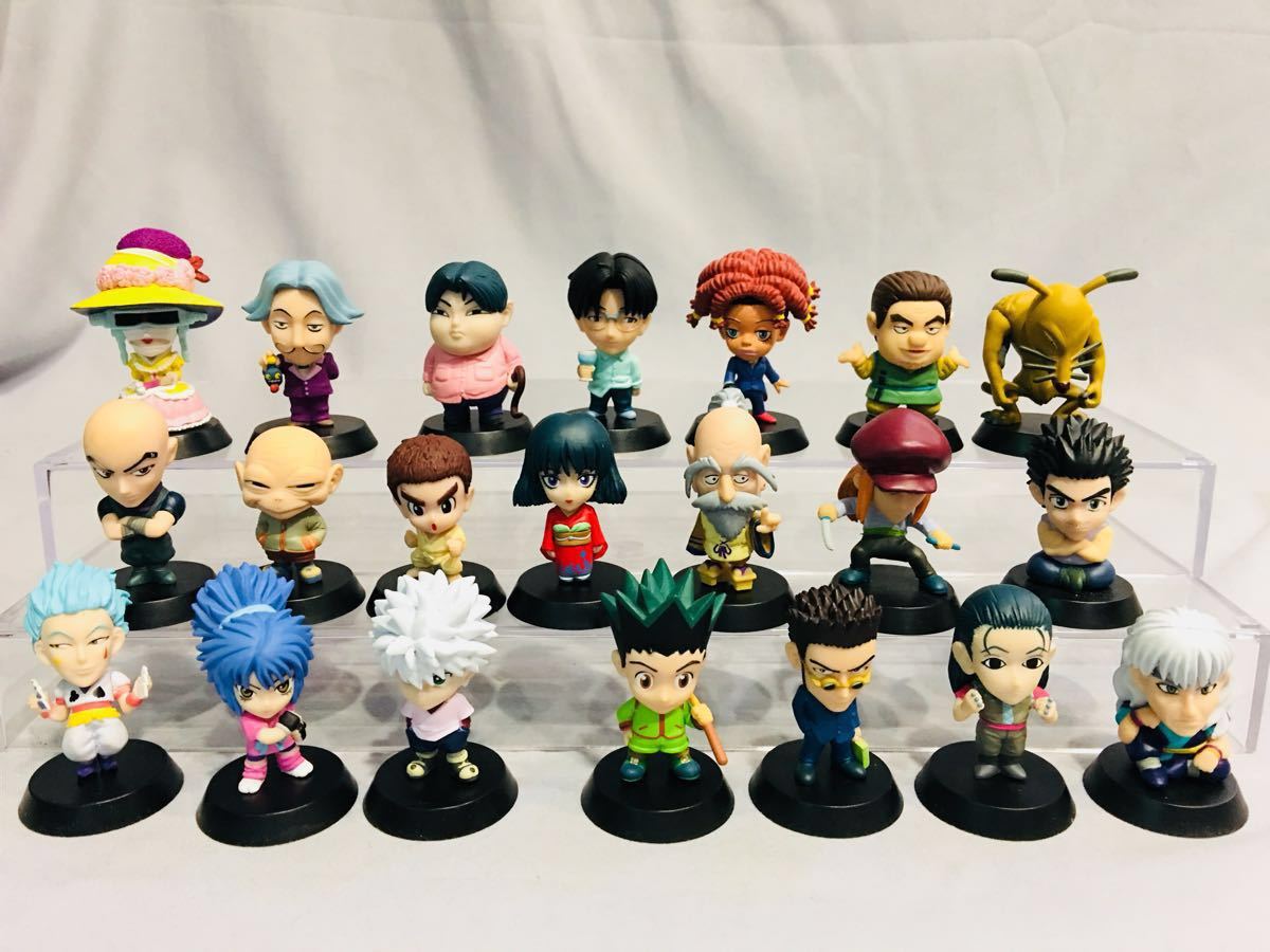 アニメヒーローズ HUNTER×HUNTER ミニフィギュア 21種 ジャンク セット 