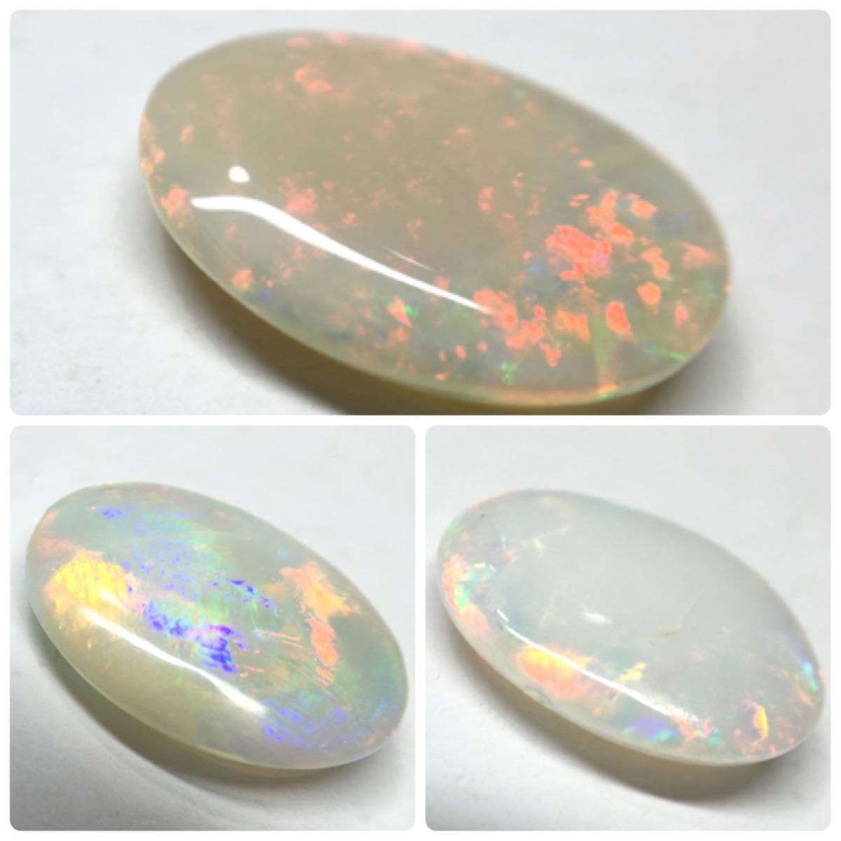 天然オパール ○天然メキシコオパール 3.12ct opal ルース 宝石 