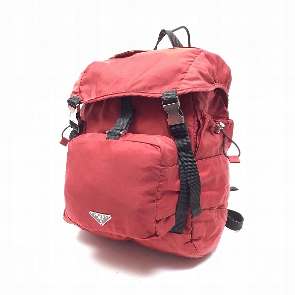○プラダ PRADA ナイロン 2WAY リュック バッグ ウエストバッグ確実 
