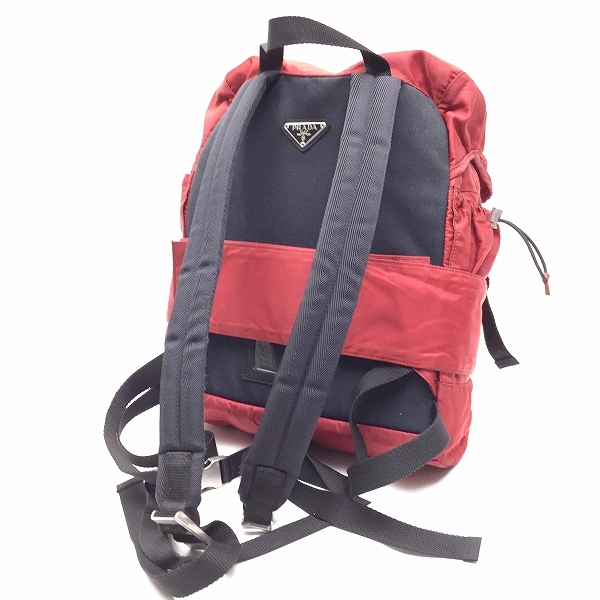 ○プラダ PRADA ナイロン 2WAY リュック バッグ ウエストバッグ確実 