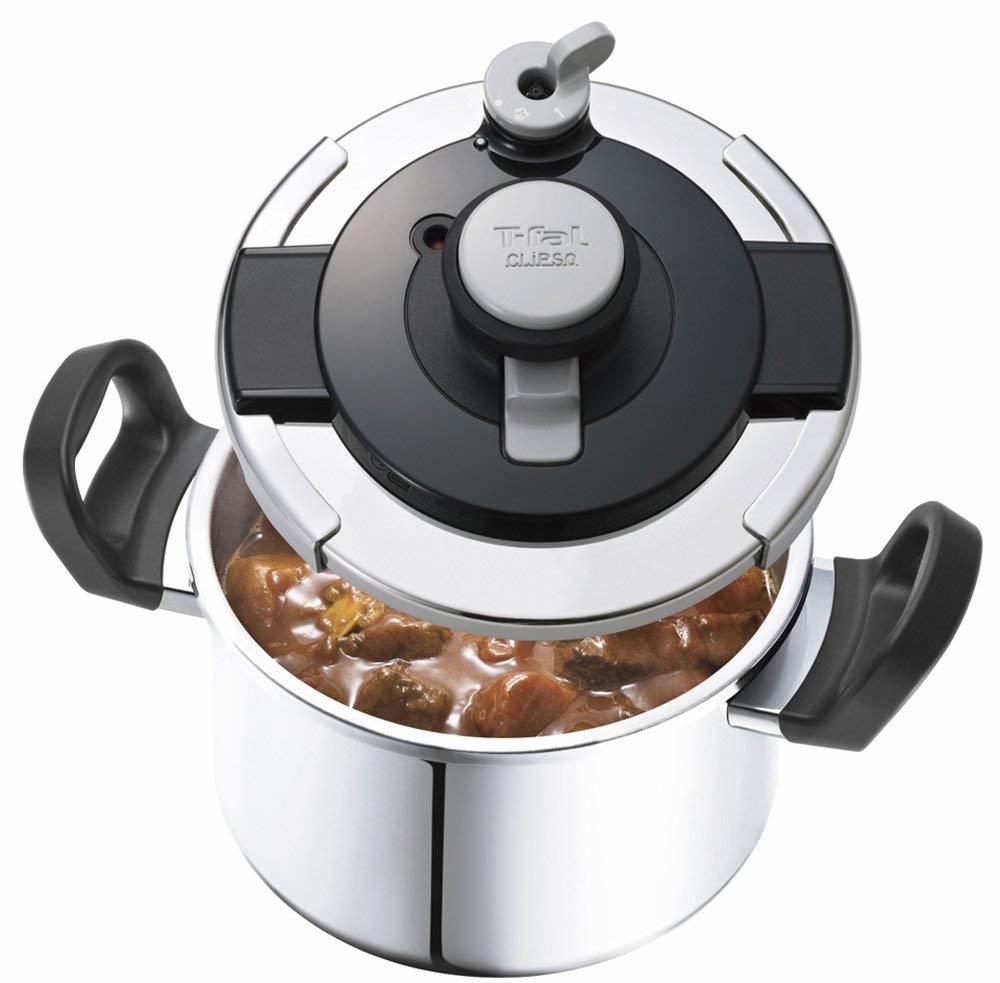 未使用 ティファール/T-fal ワンタッチ開閉圧力なべ クリプソ オアシス