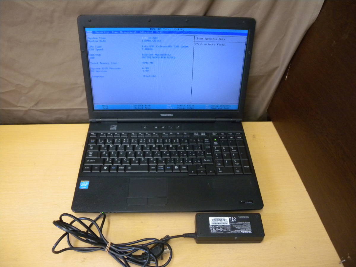 東芝 dynabook T553/37JR Celeron 847 1.1GHz ノート ジャンク N60964