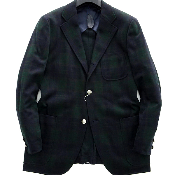 格安，限定セール 定価5.2万 ジェイプレス 起毛ジャガード織ジャージージャケットL緑黒茶 J27320 J.PRESS メンズ 銀ボタンブレザー ブラックウォッチ(Lサイズ)｜売買されたオークション情報、yahooの商品情報をア Lサイズ