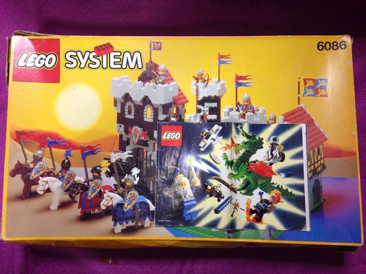 レゴ LEGO 6086 ブラックナイト城 1992年説明書付 画像もが出させて