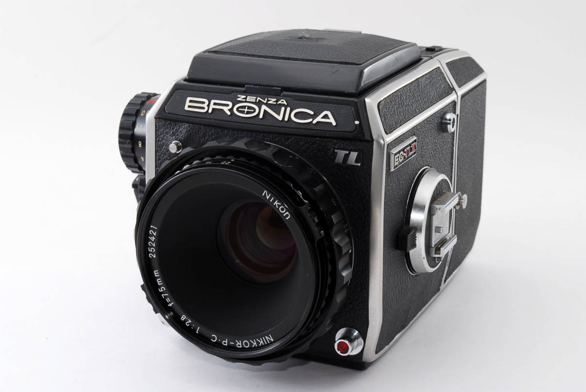 ◇希少◇ブロニカ ZENZA BRONICA EC-TL II 75mm F2.8 フィルムバック