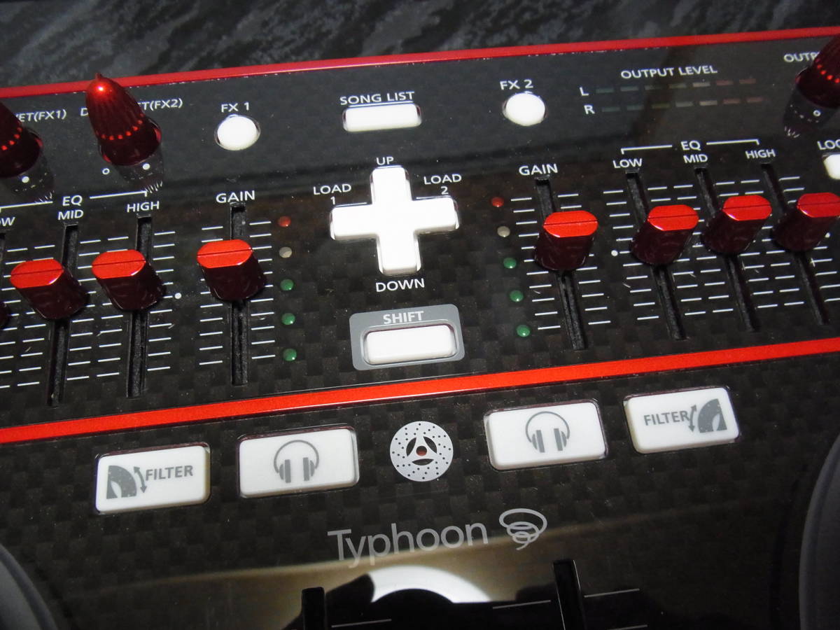 Vestax DJコントローラー Typhoon タイフーン PCDJ 備品 2012.10新品