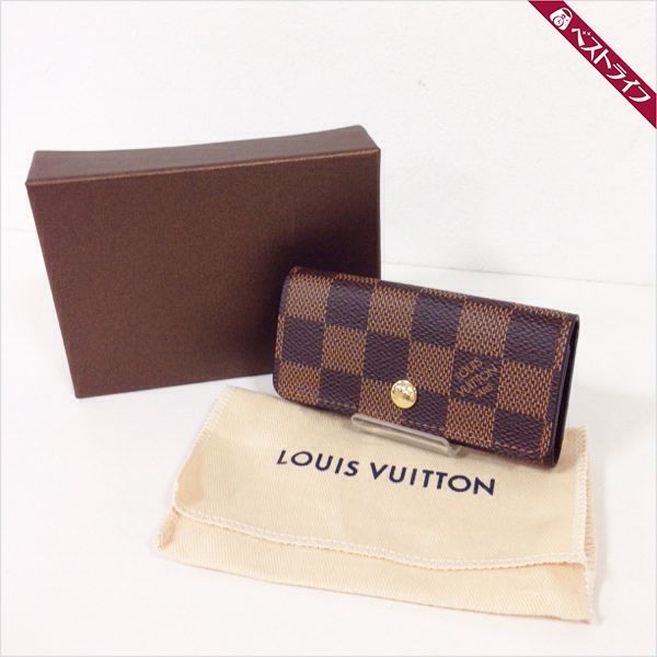 1円 本物 極美品 LOUIS VUITTON ルイ・ヴィトン ダミエ ミュルティクレ