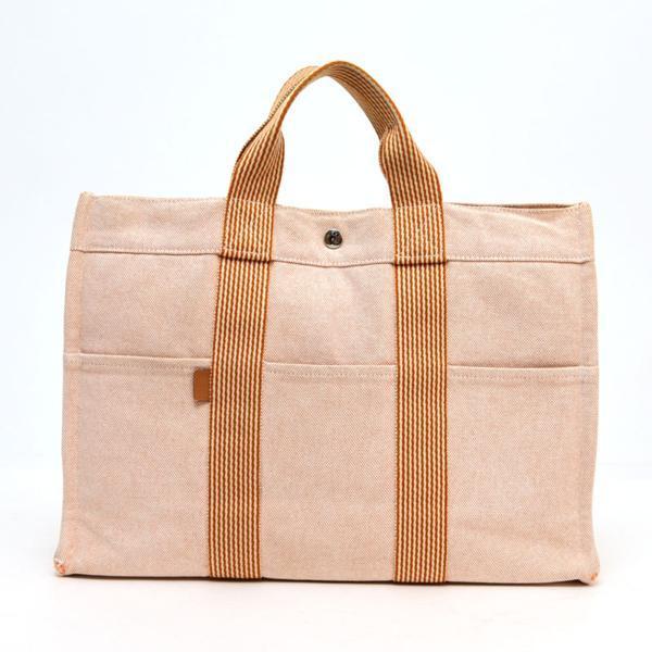HERMES ニューフールトゥ トートバッグ MM オレンジ 美品① 【公式通販】