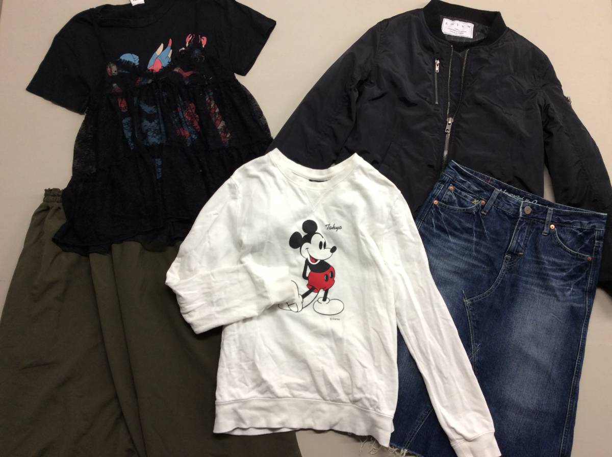 T234-1017☆アウターあり♪レディース25点まとめ☆ GYDA ENVYM MOUSSY 