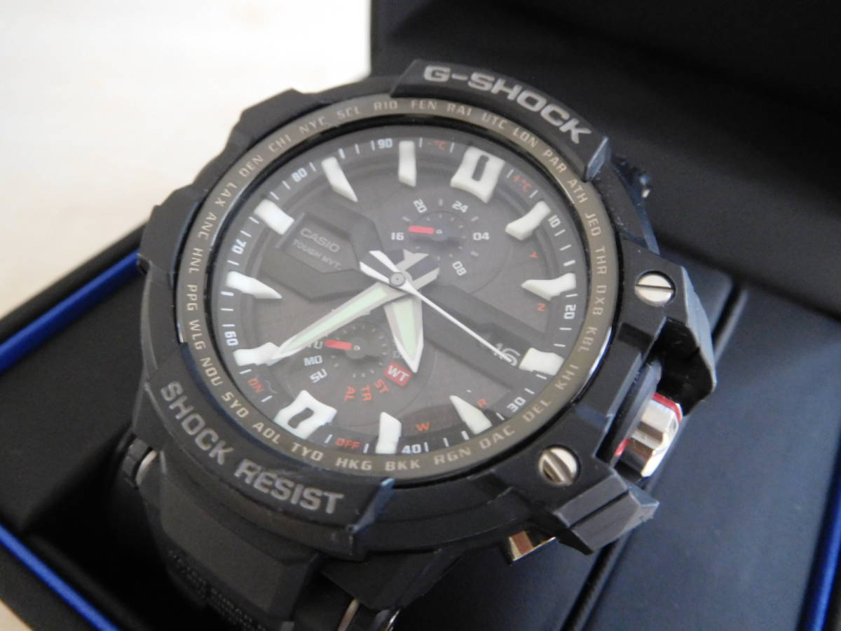 G-SHOCK GW-A1000-1AJF 箱、説明書あり 1円スタ CASIO G-SHOCK カシオ