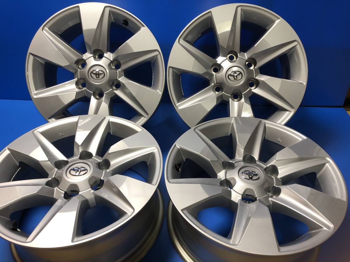 新車外し 150系 後期 プラド 純正 アルミホイール 4本 サーフ 