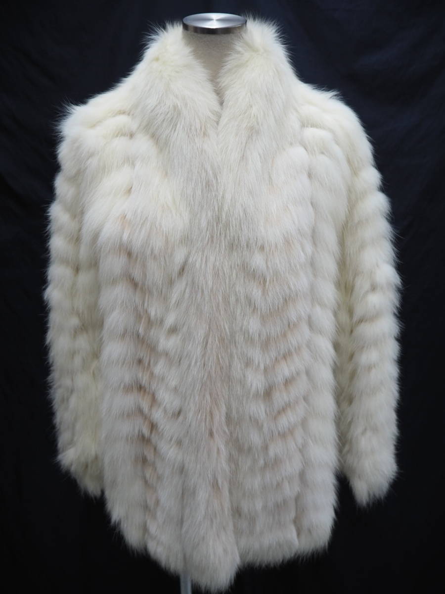 ■ブルーフォックス■ハーフコート■着丈65㎝■SAGAゴールド■Josephine■