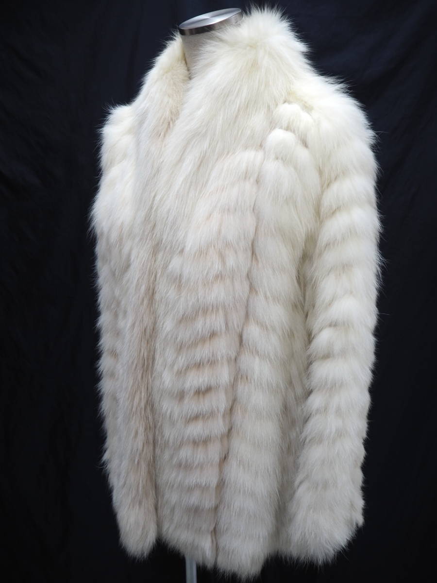 ■ブルーフォックス■ハーフコート■着丈65㎝■SAGAゴールド■Josephine■