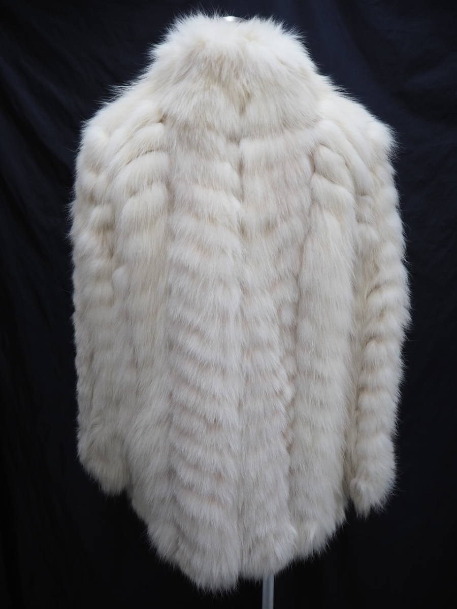 ■ブルーフォックス■ハーフコート■着丈65㎝■SAGAゴールド■Josephine■