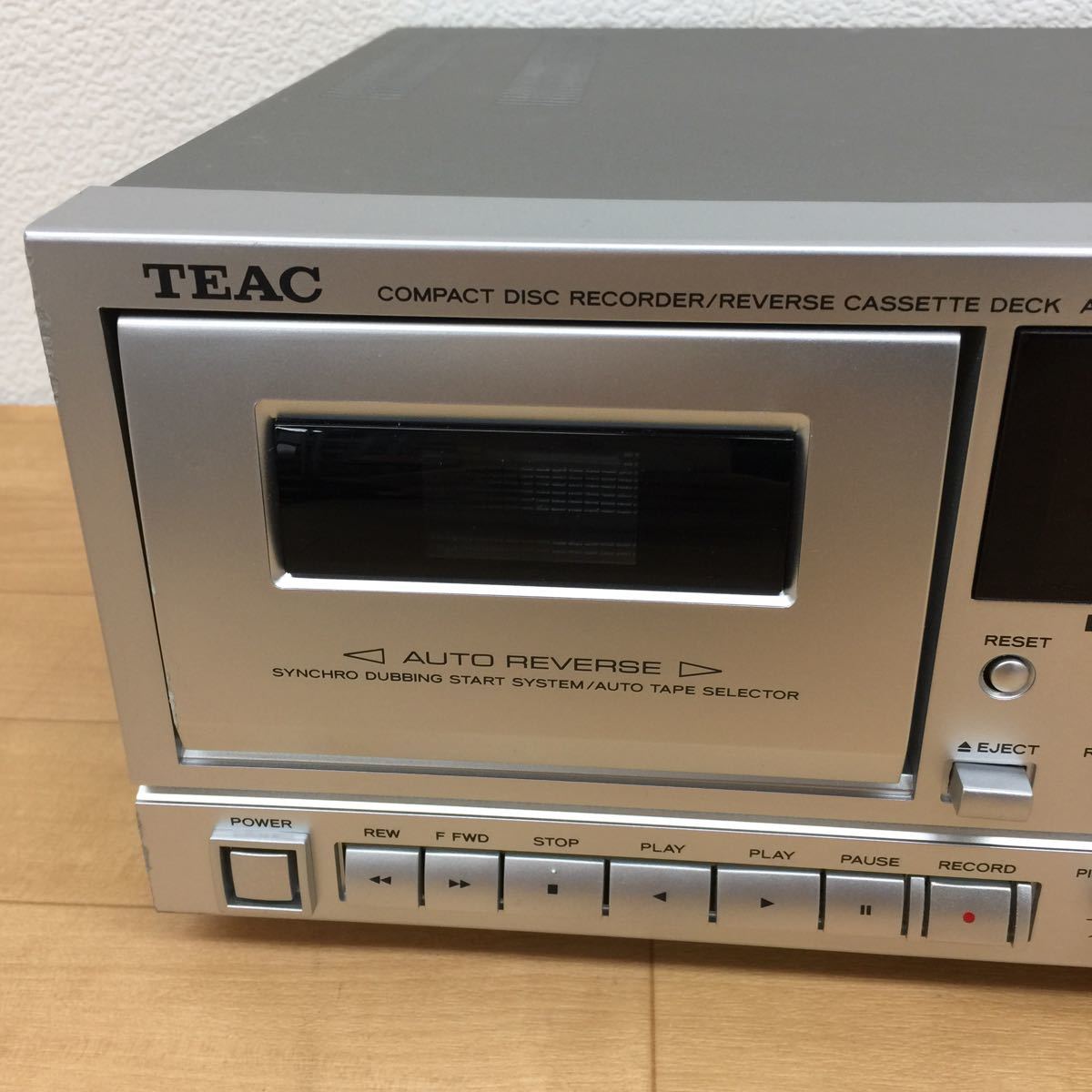 TEAC AD-RW950のご紹介です シルバー | - W-890R AD-RW950 TEACのCD 