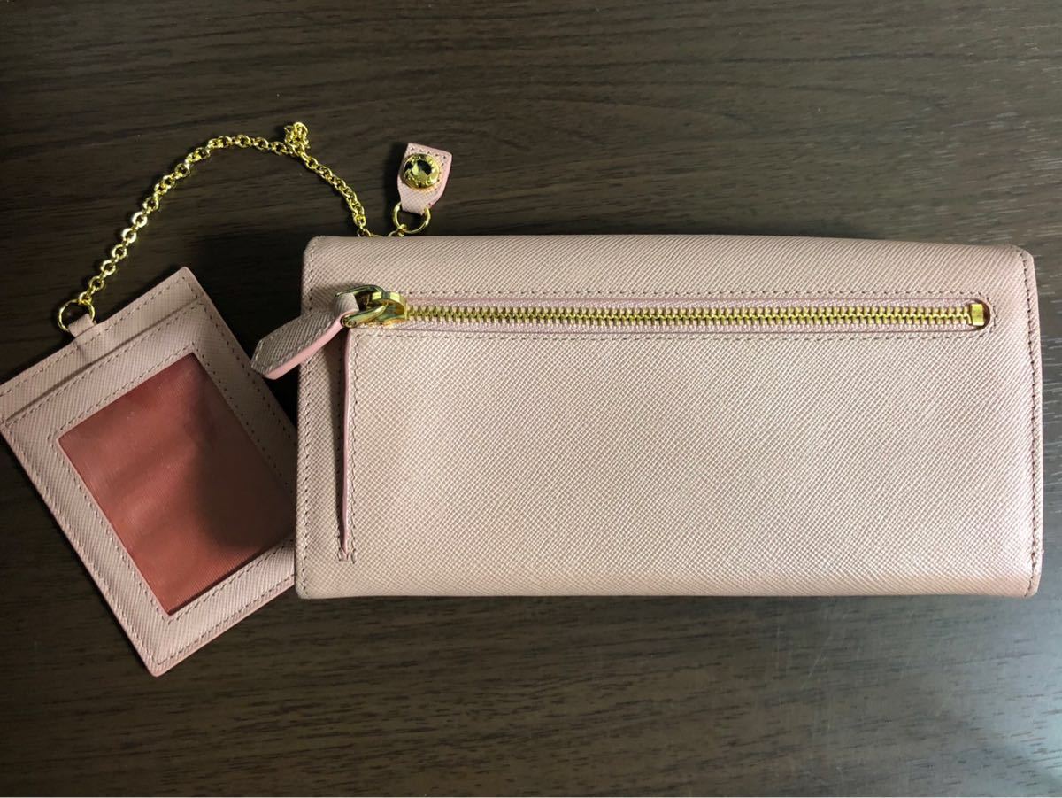 PRADA プラダ 長財布 パスケース付き プラダ PRADA サフィアーノ 2 