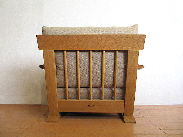 張替え未使用品かしわ木工シングルソファー KASHIWA／柏木工／ソファ