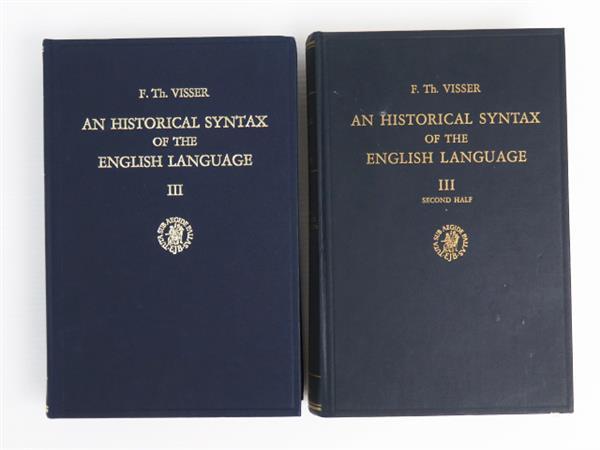 1円～ F.Th.Visser AN HISTORICAL SYNTAX OF THE ENGLISH LANGUAGE