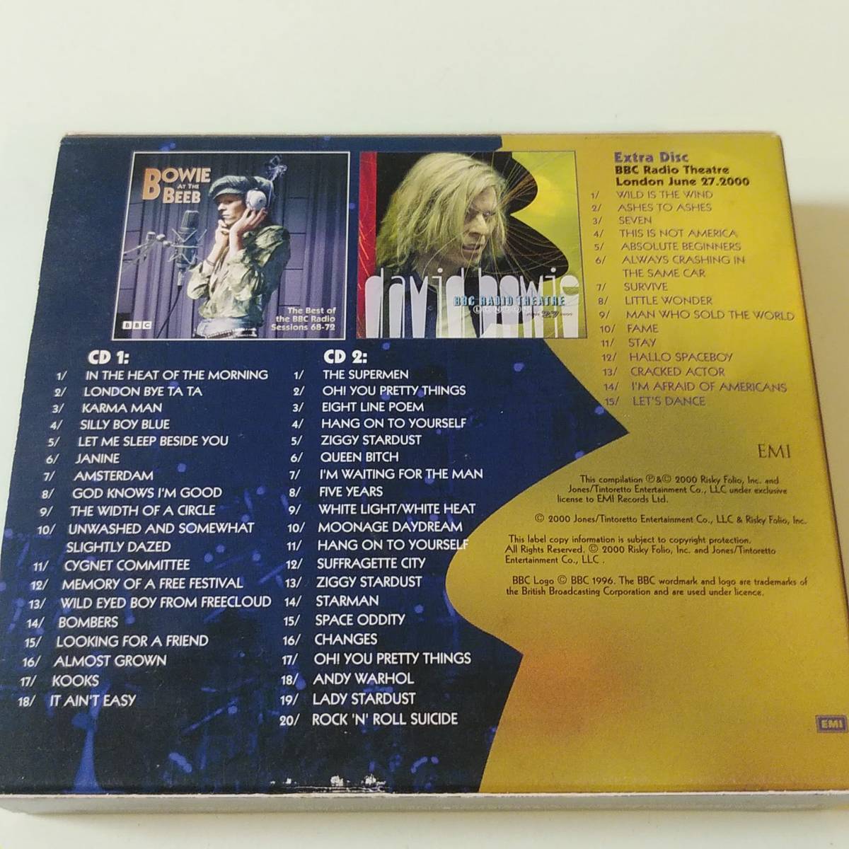 David Bowie／Bowie at the BEEB 日本盤CD3枚組 The Best of the BBC Sessions 68 ...