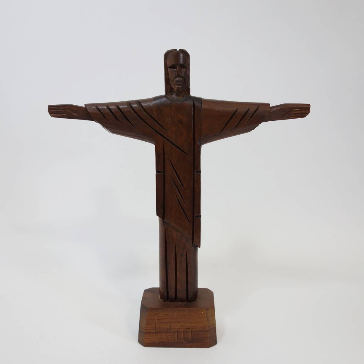 ビンテージ/ブラジル/コルコバードのキリスト像/木工芸/民芸/ウッド
