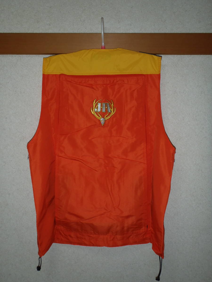 【狩猟】大日本猟友会　オレンジベスト_3