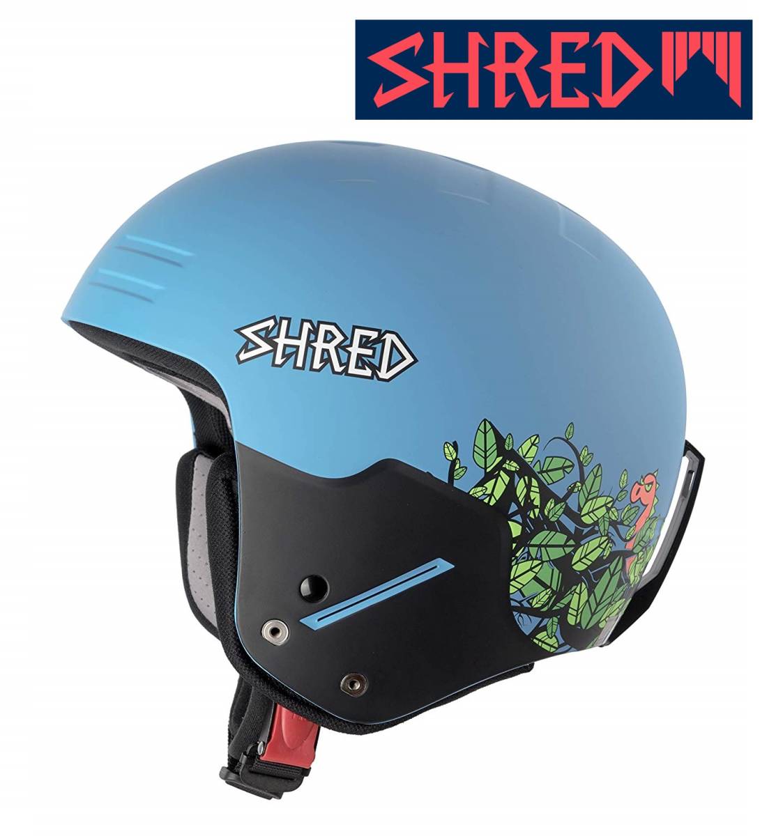 即決！新品正規品☆定価41，040円 (税込)／SHRED シュレッド BASHER NOSHOCK FIS2013対応 ヘルメット Lサイズ（58-61cm）BLU/GR