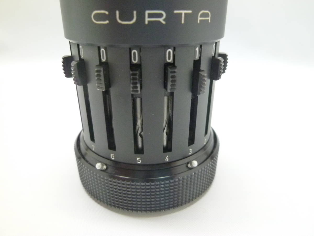 CURTA クルタ計算機 type1 機械式計算機/小型/手回し式/ ケース付 