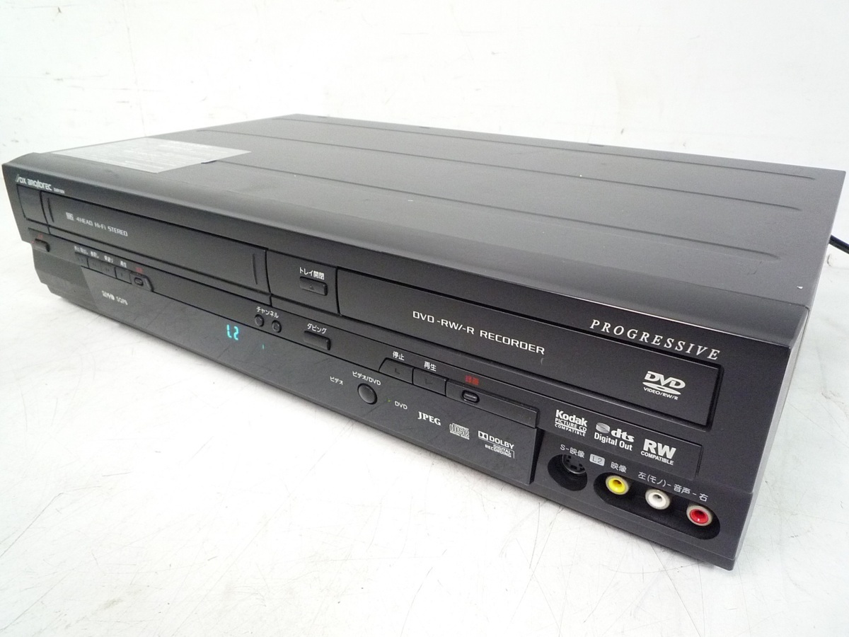 DXアンテナ | 地デジチューナー内蔵ビデオ一体型DVDレコーダー DXR160V