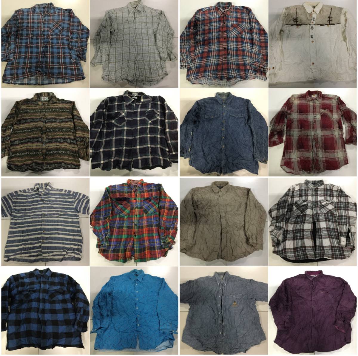 Yahoo!オークション - 未開封 受注生産長袖シャツミックス 50kg 