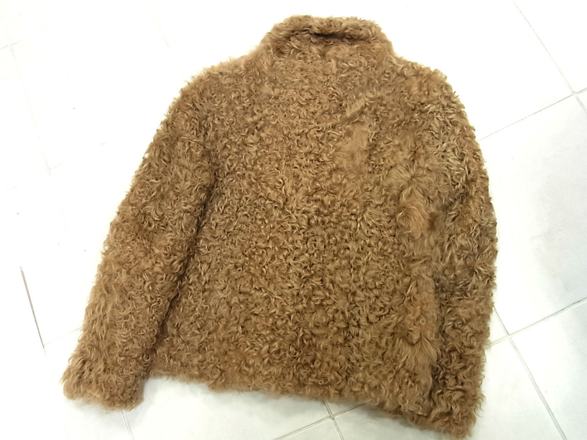 ◎ラム毛皮コート 高級 本毛皮 カルガンラム ジャケット リアルファー レディース アウター