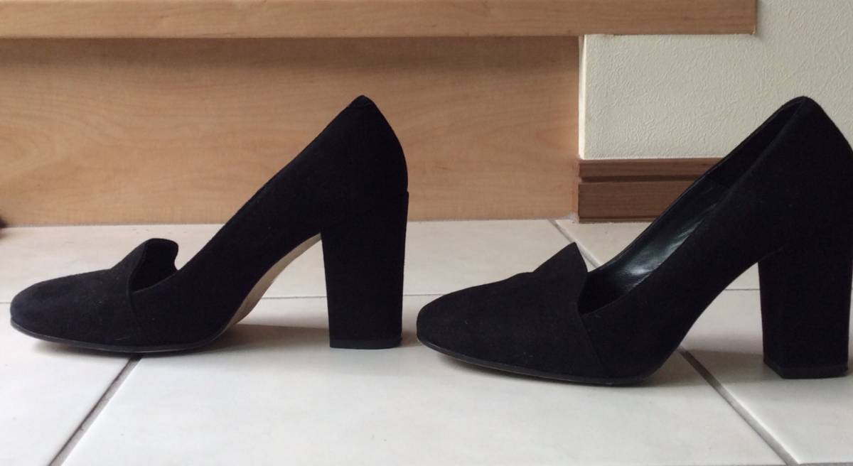 美品 定番 FABIO RUSCONI ファビオルスコーニ スエード パンプス 38