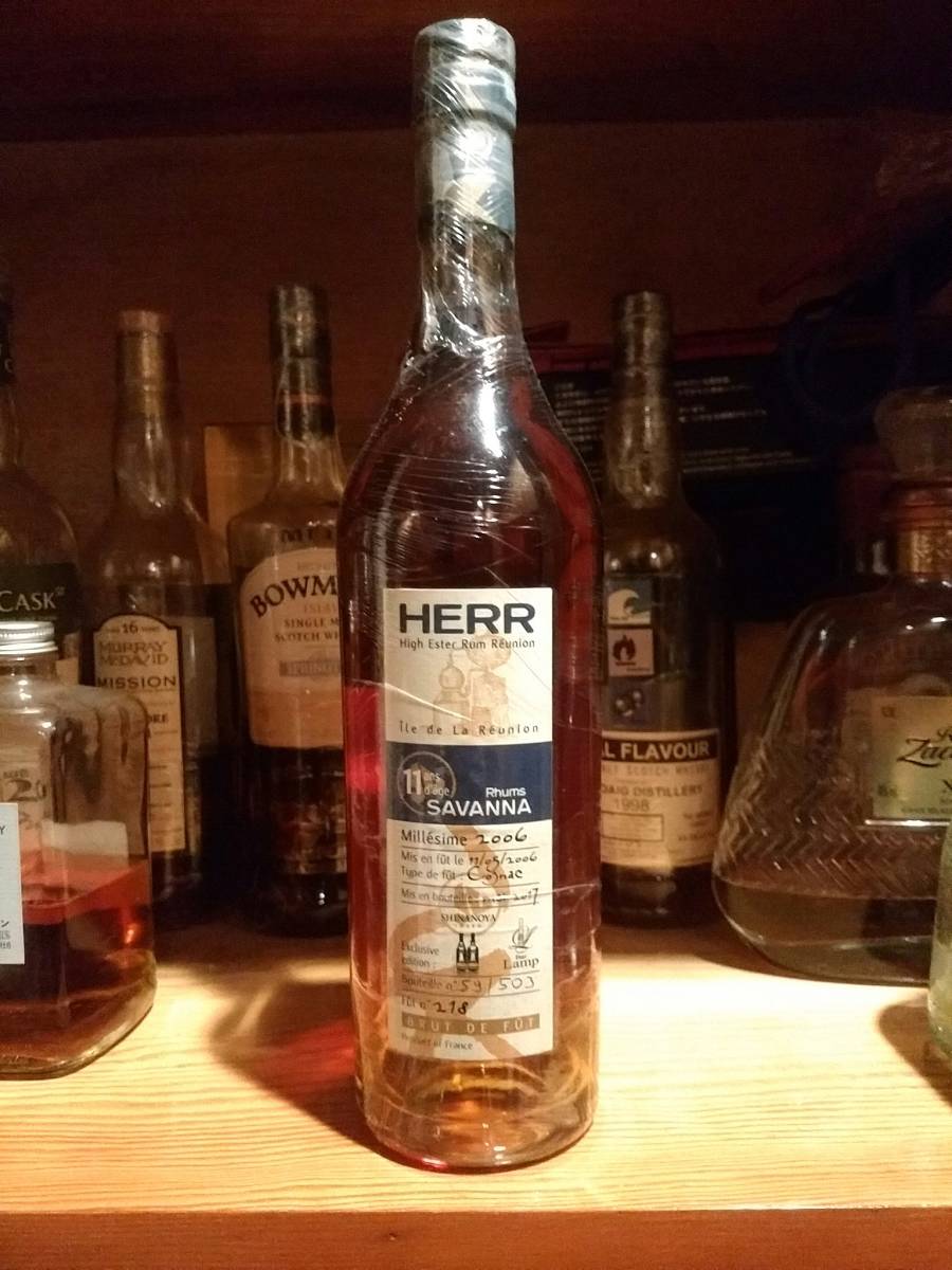 サバンナ HERR シングルカスク Bar [2006-2017] コニャックカスク #218