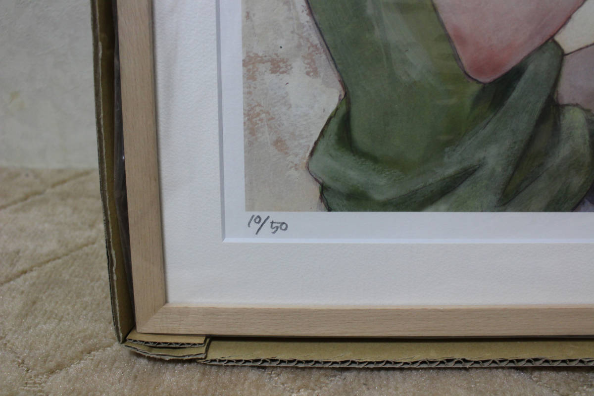冬目景 2015年原画展 描き下ろしイラスト複製原画 直筆鉛筆サイン・保証書【おまけ】
