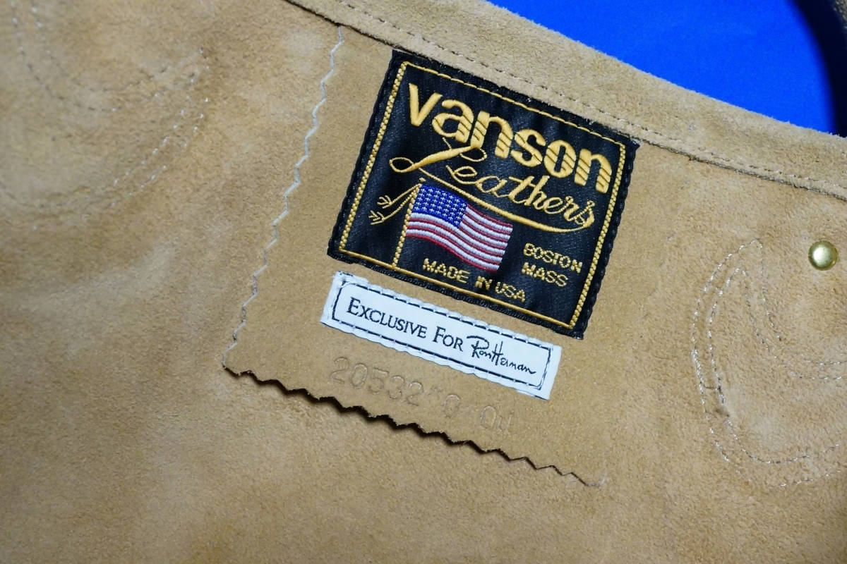 Ron Herman Vanson ロンハーマン バンソン別注 スエードトートバッグ 