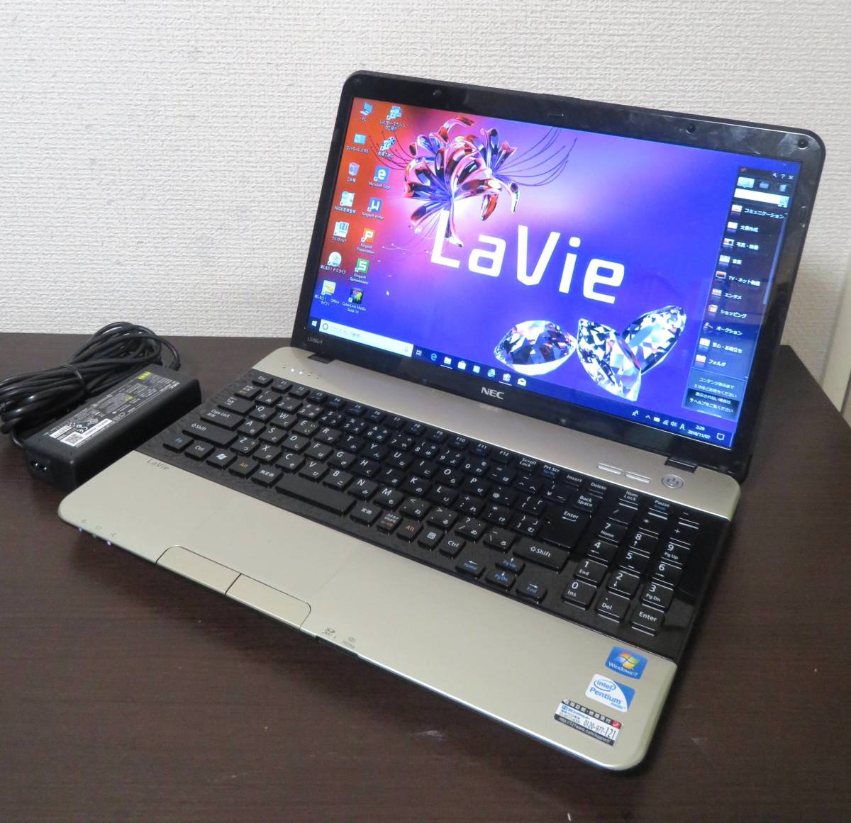 NEC LL550/T CELERON 1660MHz BIOS 確認ジャンク(81918 NEC Lavie