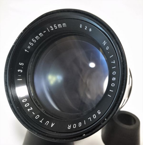 カメラ 希少オールドレンズ AUTO SOLIGOR f1.8 50mm M42