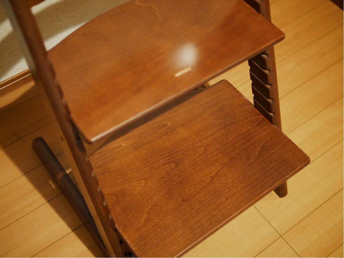美品 ストッケ STOKKE ベビーチェア ブラウン