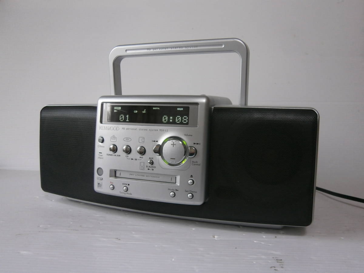 KENWOOD CD/MD/ラジオ MDX-L1 2006年製 KENWOOD MDX-L1 KENWOOD MDX-L1-W