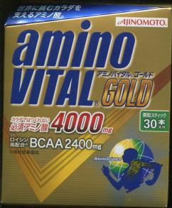 アミノバイタル ゴールド　aminoVITAL GOLD　必須アミノ酸4000ｍｇ　スティック30本入り　新品未開封*
