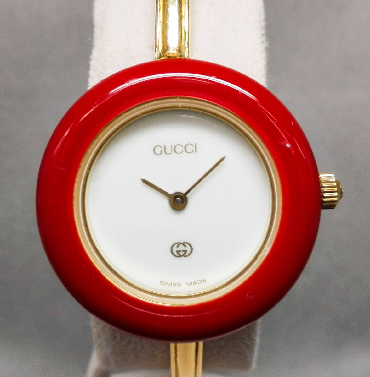 ジャンク 動作未確認品 グッチ GUCCI チェンジベゼル レディース