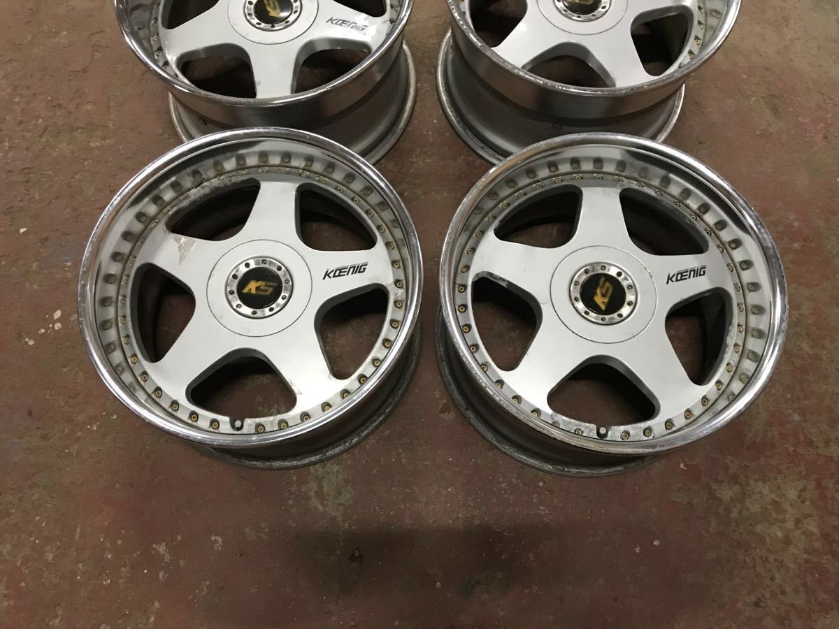希少 SSR KOENIG ケーニッヒ 18インチ 5穴 PCD114.3 9J+22 10J+22 深
