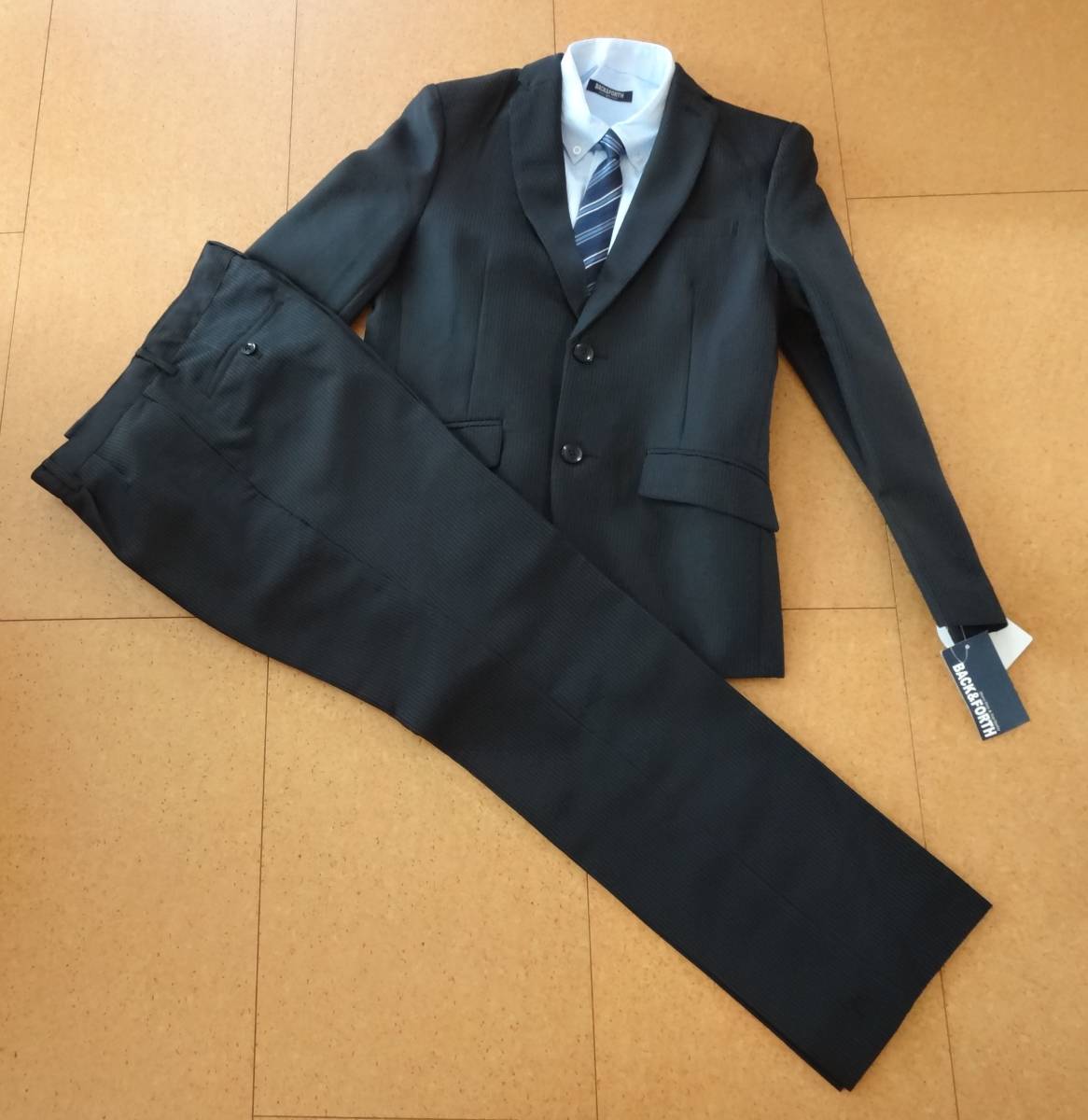 SALE，HOT らくらくハンサムスーツ ５点セット サイズ１６０ タグ付き(160（155cm～）以上)｜売買されたオークション情報、yahooの商品情報をアーカイブ公開 - オークファン スーツ、タキシード