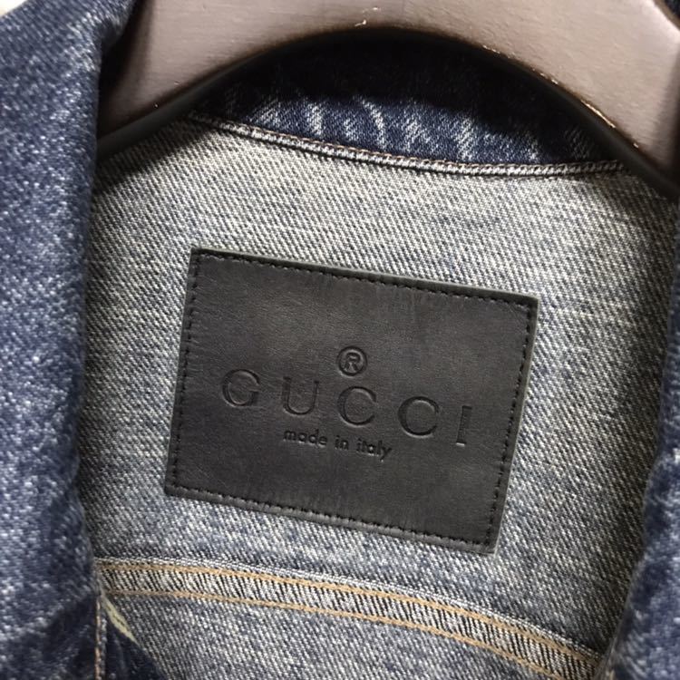 GUCCI グッチ シェリーライン デニム ジャケット Gジャン 46 【公式通販】