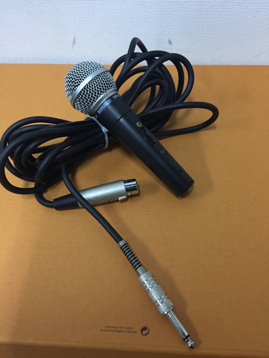 SHURE SM58 ダイナミックマイク ケーブル付き 【公式通販】