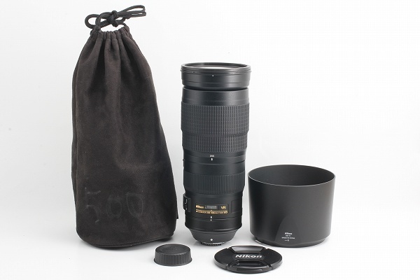 ◆超極上美品◆ニコン Nikon AF-S NIKKOR 200-500mm F5.6E ED VR フード 三脚座 ポーチ◇19920