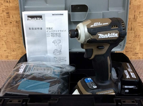 マキタ TD171DGX AB 18V 6Ah インパクトドライバー 未使用 マキタ TD171DZAB 18V充電式インパクトドライバー（オーセンティック