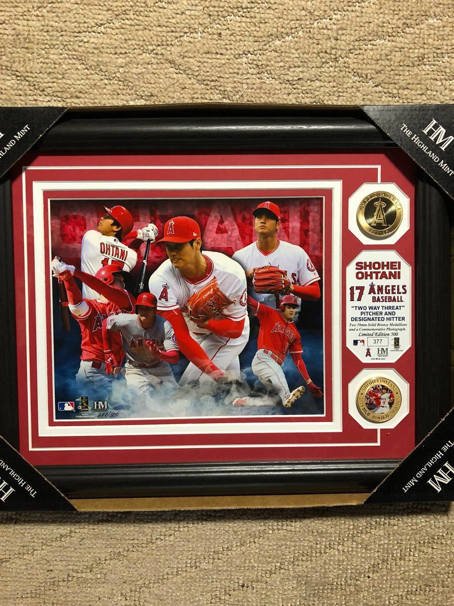 【世界限定500枚】大谷翔平 フォトミント 新人賞 獲得記念 シリアルNo.入り 新人賞獲得記念 世界限定500枚 大谷翔平 郵便局 オリジナルデザイン