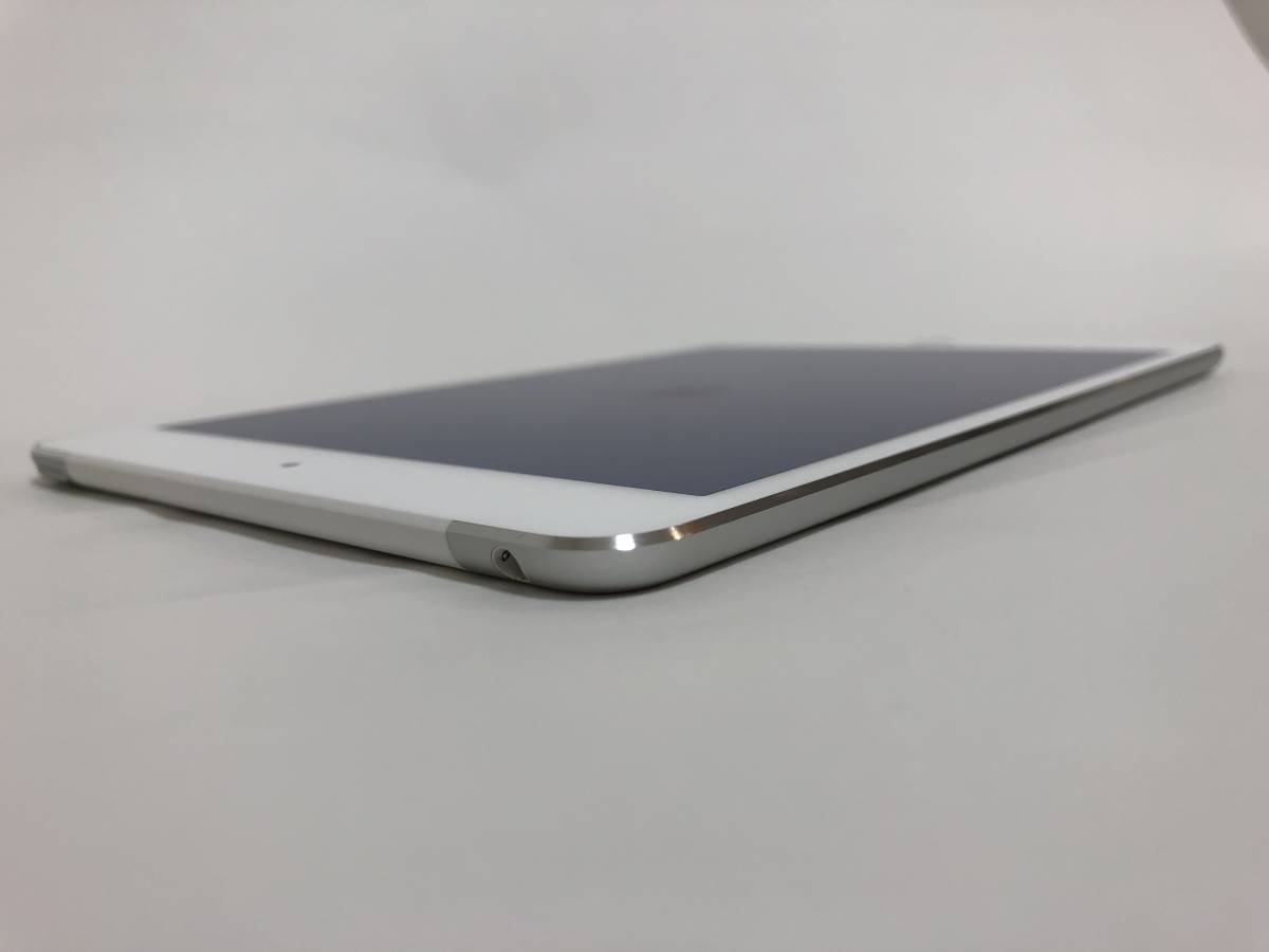1円～ SIMフリー 超美品 判定○ SoftBank iPad mini 4 Wi-Fi + Cellular A1550 16GB シルバー MK702J/A 中古 本体 完動 シムロック解除済