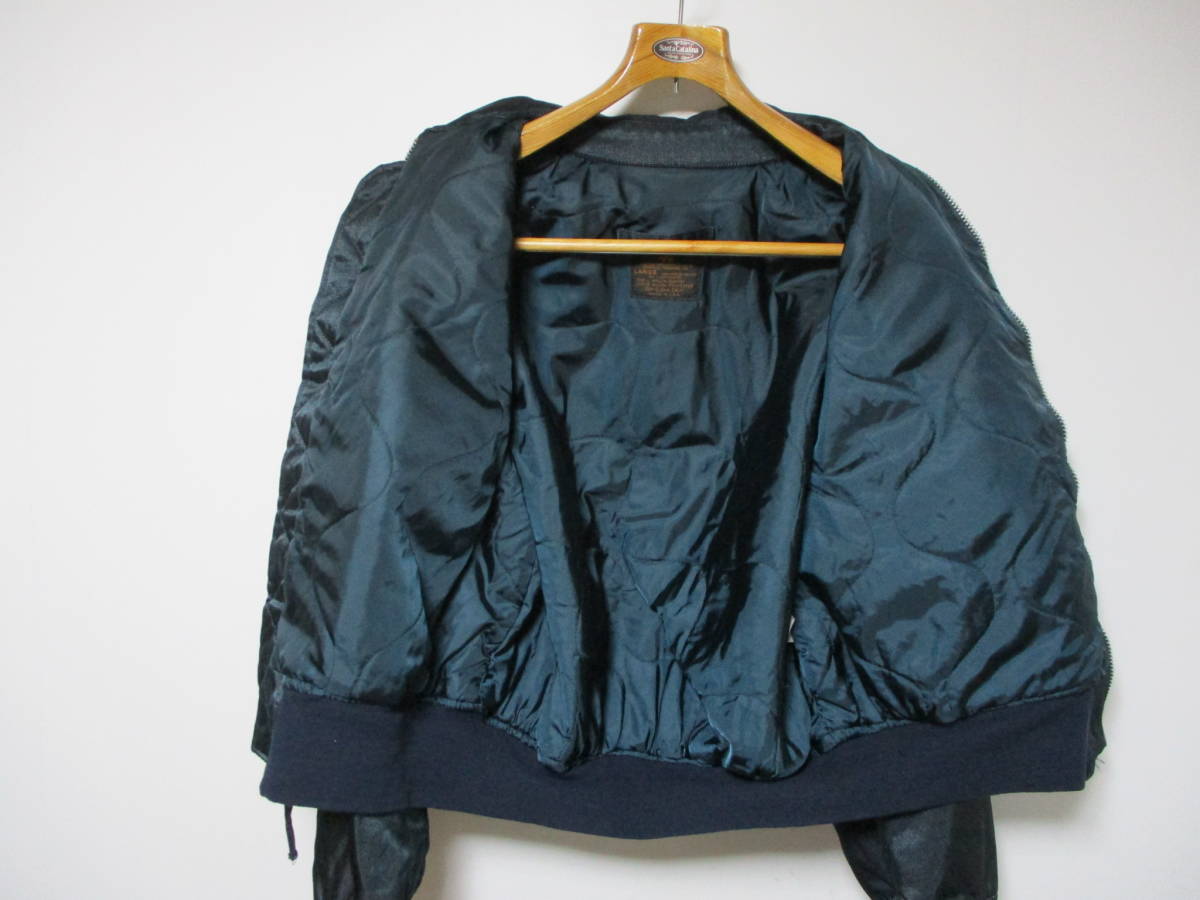 90's ALPHA INDUSTRIES アルファ インダストリーズ CWU-45/MP フライトジャケット L アルファインダストリーズ INDUSTRIES MA-1 INDUSTRIES(アルファインダストリーズ) &frasl; 90s&frasl;MA-1